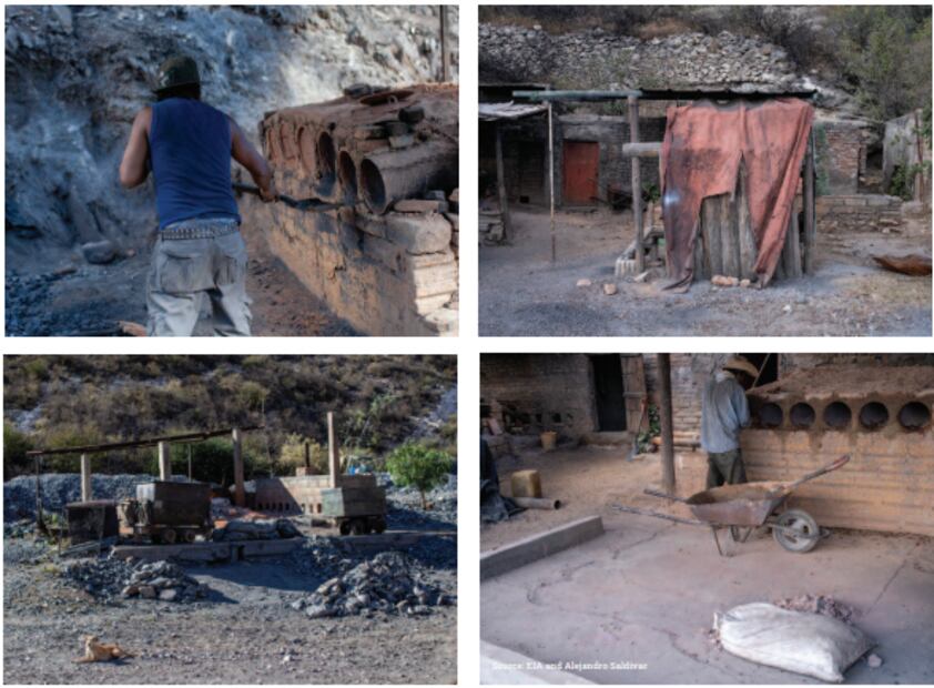 Técnicas de extracción de Mercurio en minas de México / Foto: Agencia de Investigación Ambiental (Environmental Investigation Agency–EIA US)