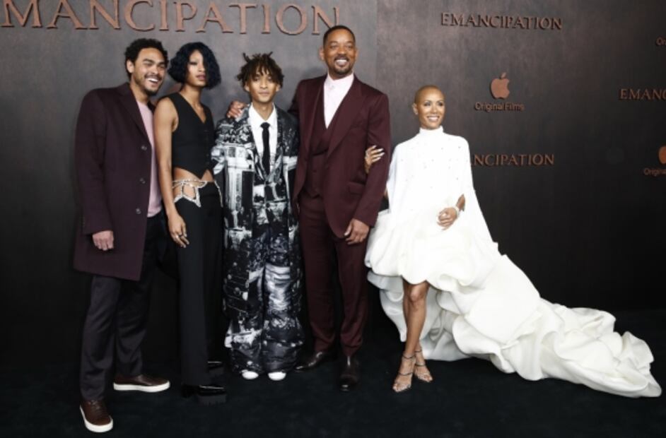 Will Smith y Jada siguen juntos pero sólo como familia. Foto: Archivo.
