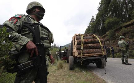 Tablas, polines y vigas, entre lo asegurado tras operativo de tala ilegal en Ocuilan y Otzolotepec, Edomex