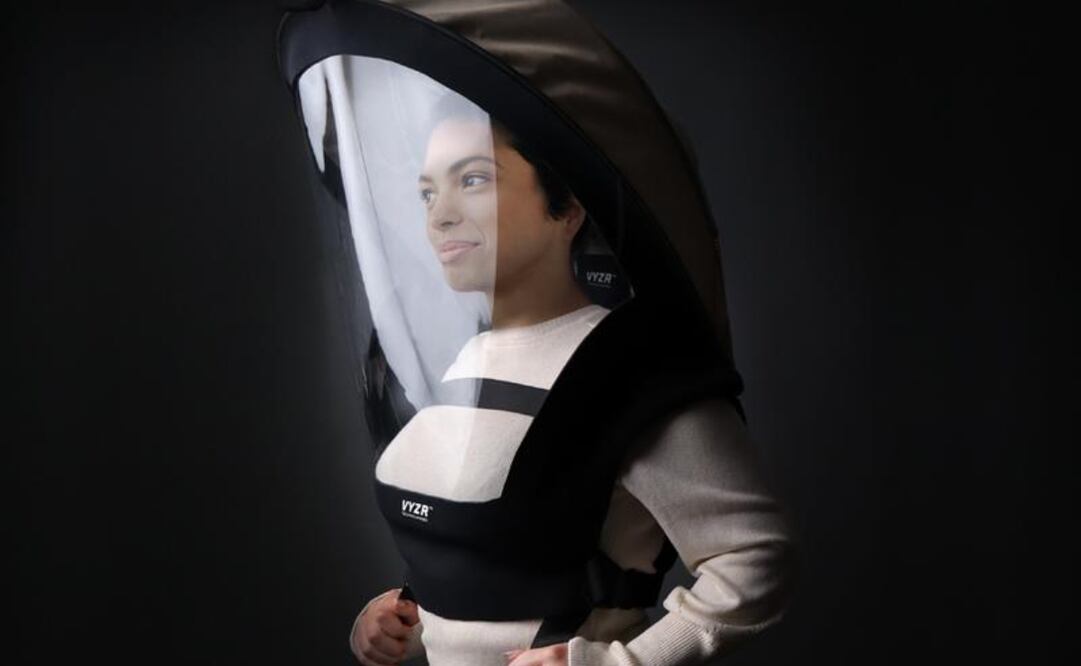 El diseño de la máscara de protección personal es actualmente un prototipo, pero podría desarrollarse aún más para uso público