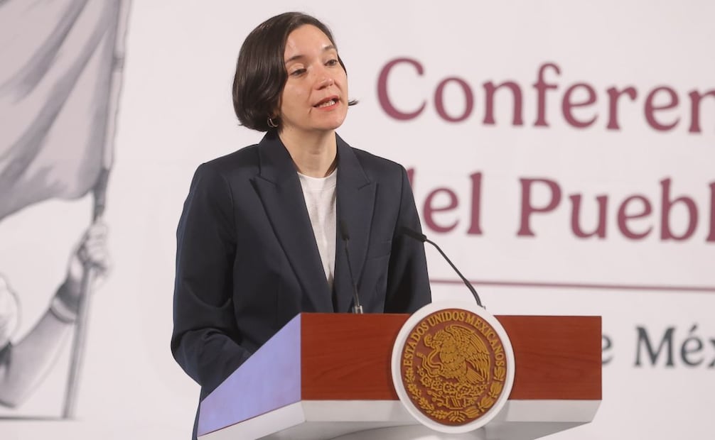 La titular del Secretariado Ejecutivo del Sistema Nacional de Seguridad Pública (SENSP), Marcela Figueroa, presentó el Reporte de Incidencia en el que destacó la disminución de homicidios dolosos, con “una tendencia sostenida a la baja”. Foto: archivo/EL UNIVERSAL