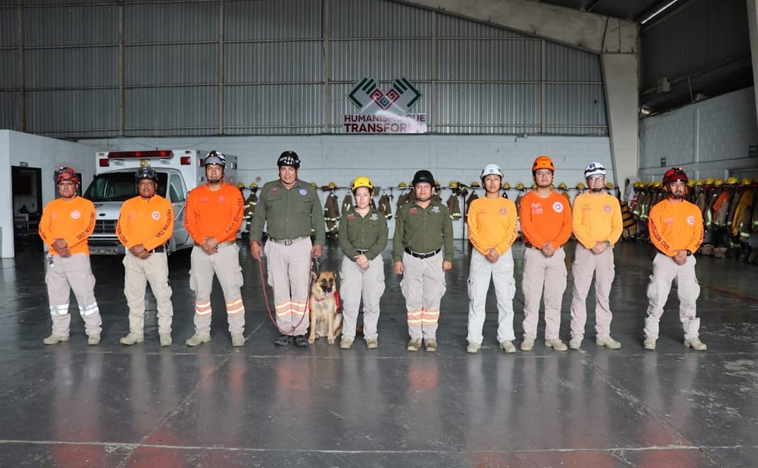 Las autoridades desplegaron brigadas del Equipo de Respuesta Inmediata, la Unidad Canina de Búsqueda y Rescate, y el apoyo humanista a las comunidades afectadas. Foto: Especial