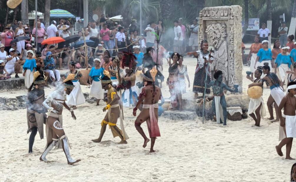 Quintana Roo honra a la diosa Ixchel con Travesía Sagrada Maya (16/05/2025). Foto: Adriana Varillas / EL UNIVERSAL
