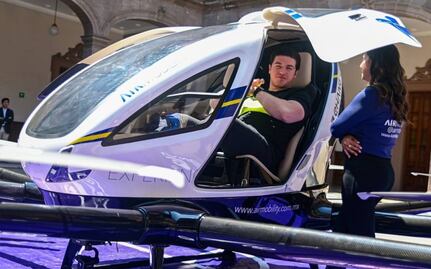 Samuel García se sube a dron autónomo volador y esto pasó