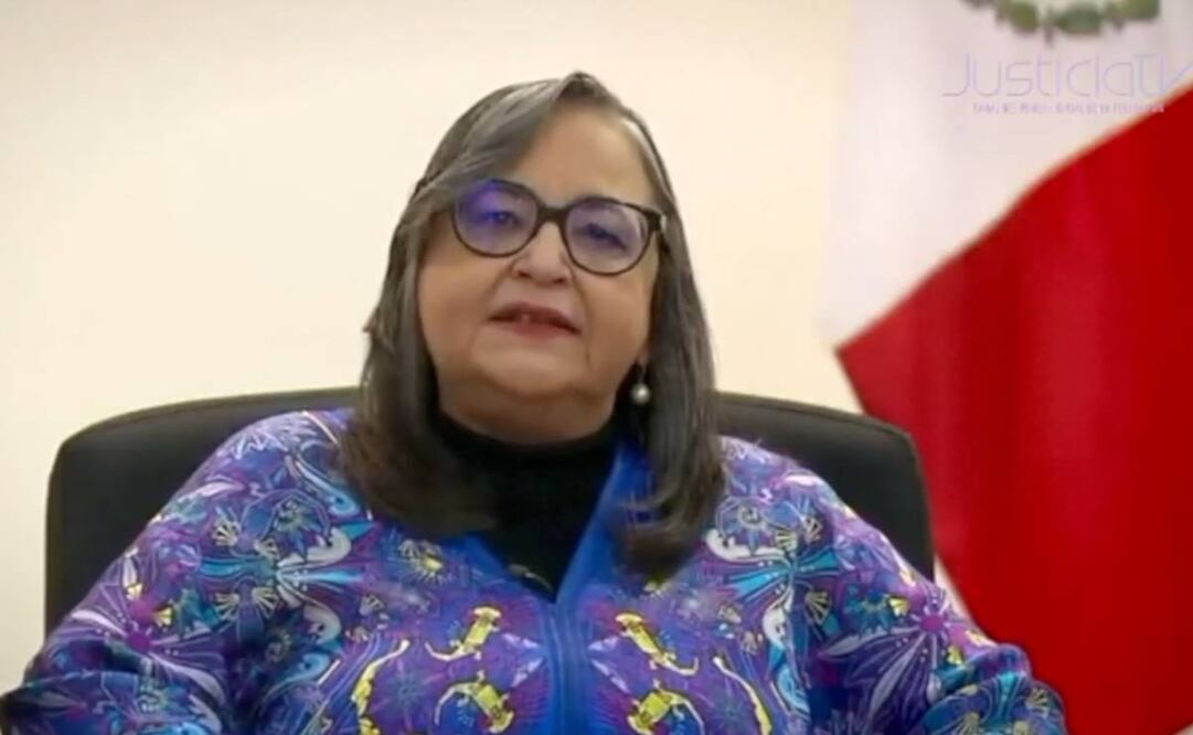 La ministra presidenta de la Suprema Corte de Justica de la Nación (SCJN), Norma Lucía Piña Hernández. Foto: Captura de pantalla
