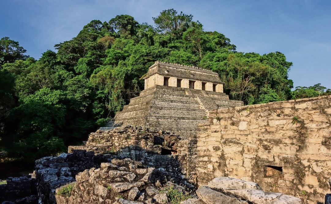 Zona arqueológica de Palenque, Chiapas, la cual es intervenida con el Promeza. Foto: INAH