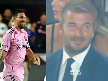 VIDEO: Messi hace llorar a David Beckham en su debut con el Inter Miami