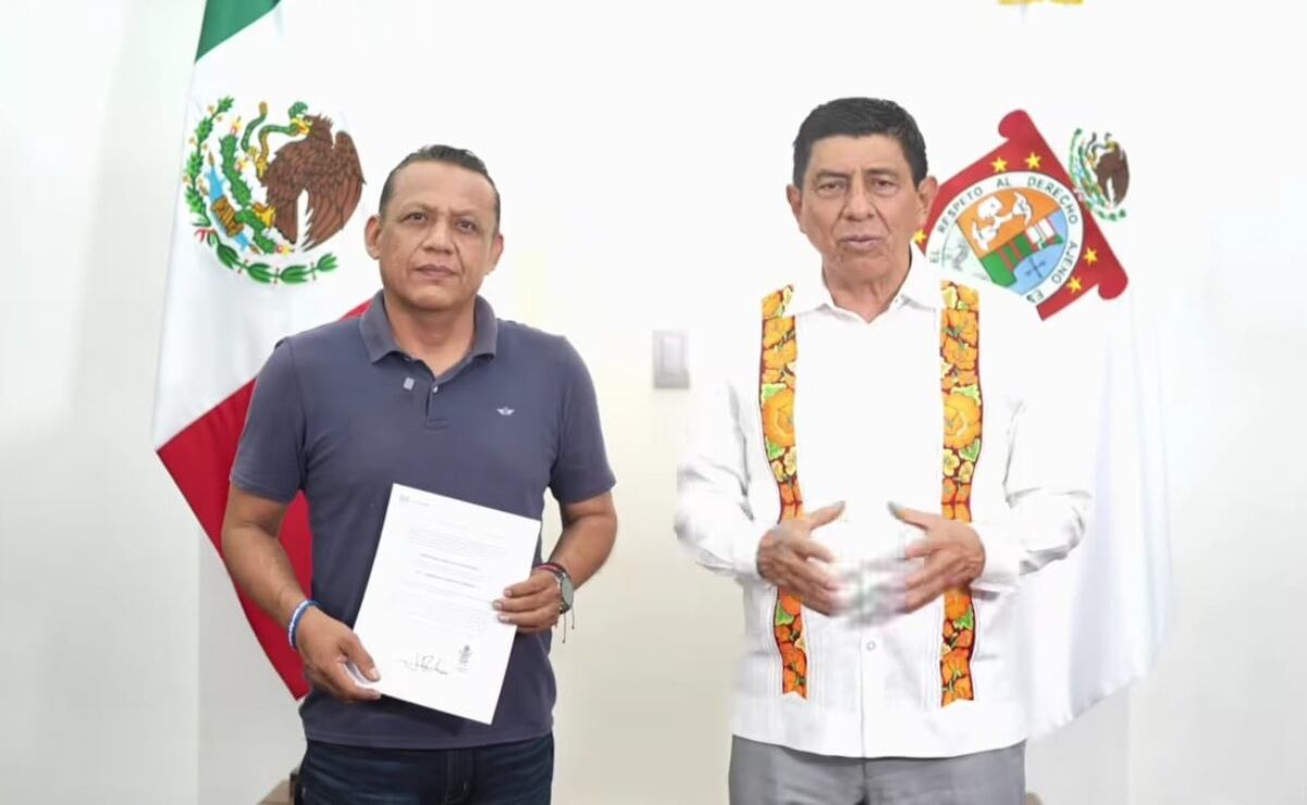 Franscico Vásquez Jiménez, elegido como Comisionado Municipal de Juchitán por el Gobernador de Oaxaca, Salomón Jara. Foto: Facebook Salomón Jara
