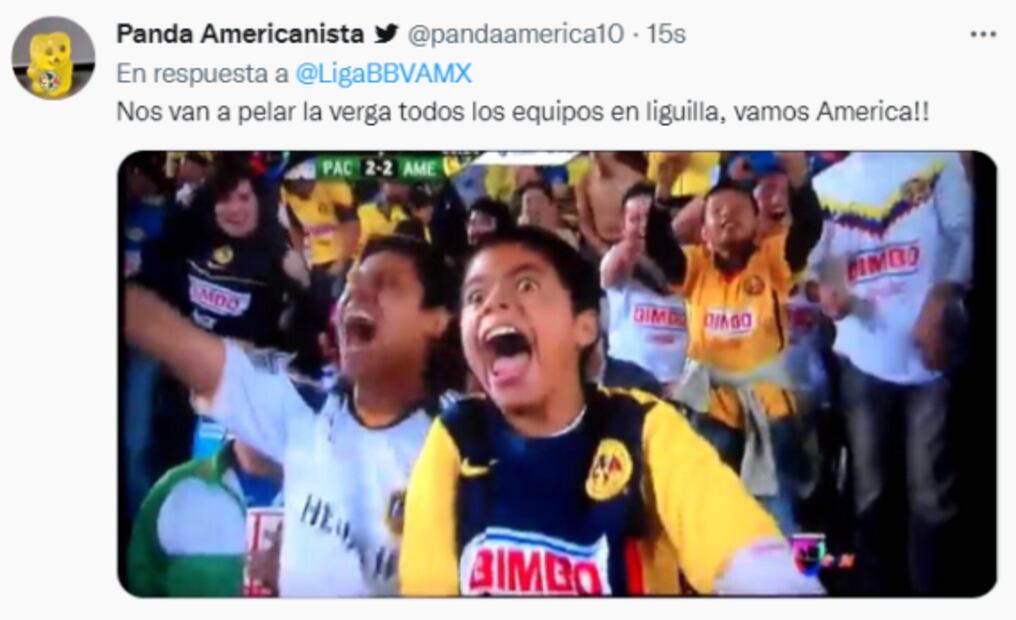 Aficionados del América festejan con memes su liderato del Apertura 2022