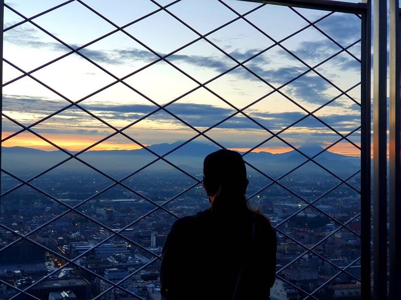 Mirador de la Torre Latinoamericana. Foto: Facebook "Mirador Torre Latino"