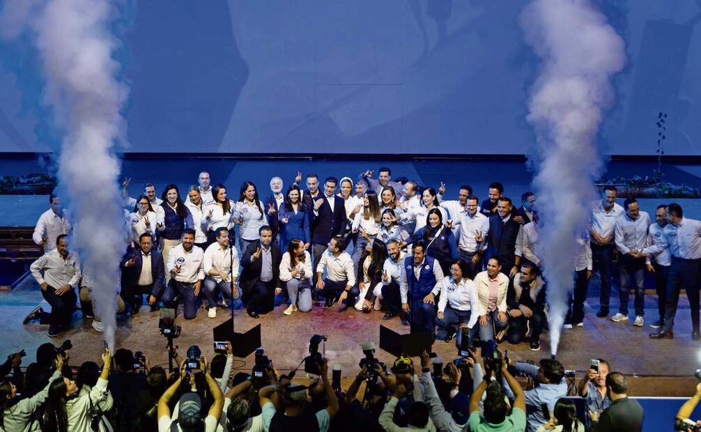 Relanzamiento del PAN el pasado sábado 18 de octubre en el Frontón México. Foto: Hugo Salvador / EL UNIVERSAL