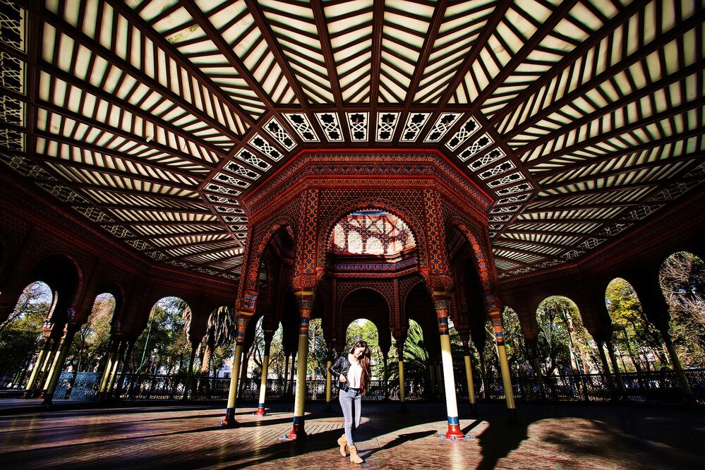 El Kiosco Morisco, en Santa María la Ribera. (Foto: Alan Carranza/El Universal)