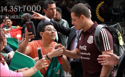 Javier Hernández ya trabaja con la Selección Mexicana