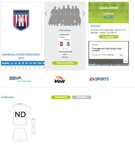 A horas de iniciar, la página de la Liga de Expansión no ha publicado los registros