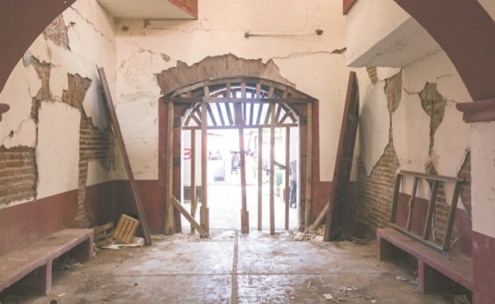 Palacio de Juchitán: el tiempo se detuvo con el 7-S