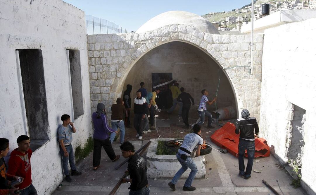 Palestinos incendian tumba de José en Cisjordania