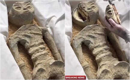 "The mexican alien": Extranjero crea pastel del cuerpo "no humano" presentado por Jaime Maussan