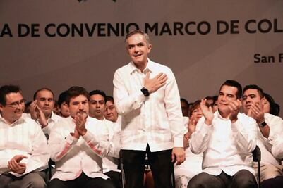 Mancera: factible, pacto de izquierda para 2018