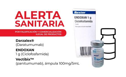 Cofepris alerta de falsificación y comercio ilegal de fármacos oncológicos