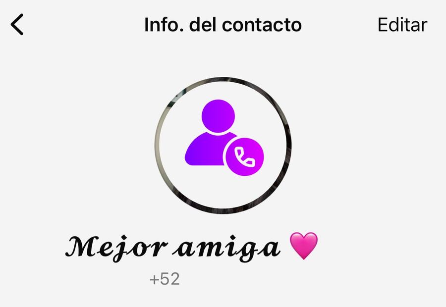 Poner apodos en WhatsApp. Foto: Captura de pantalla / EL UNIVERSAL