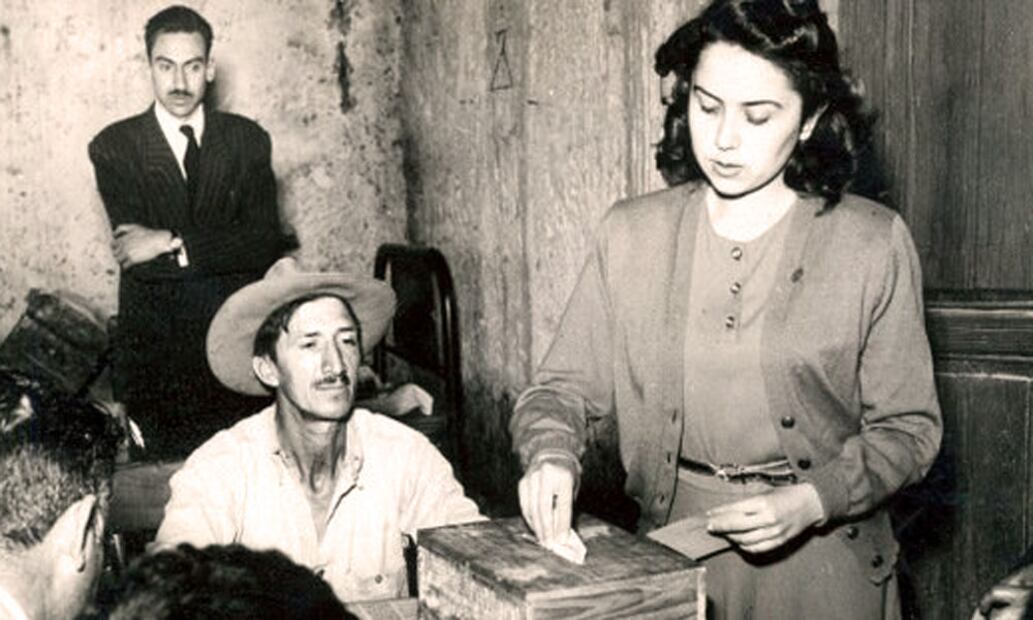 70 aniversario del voto de la mujer en una elección federal en México. Fuente: Gobierno de México