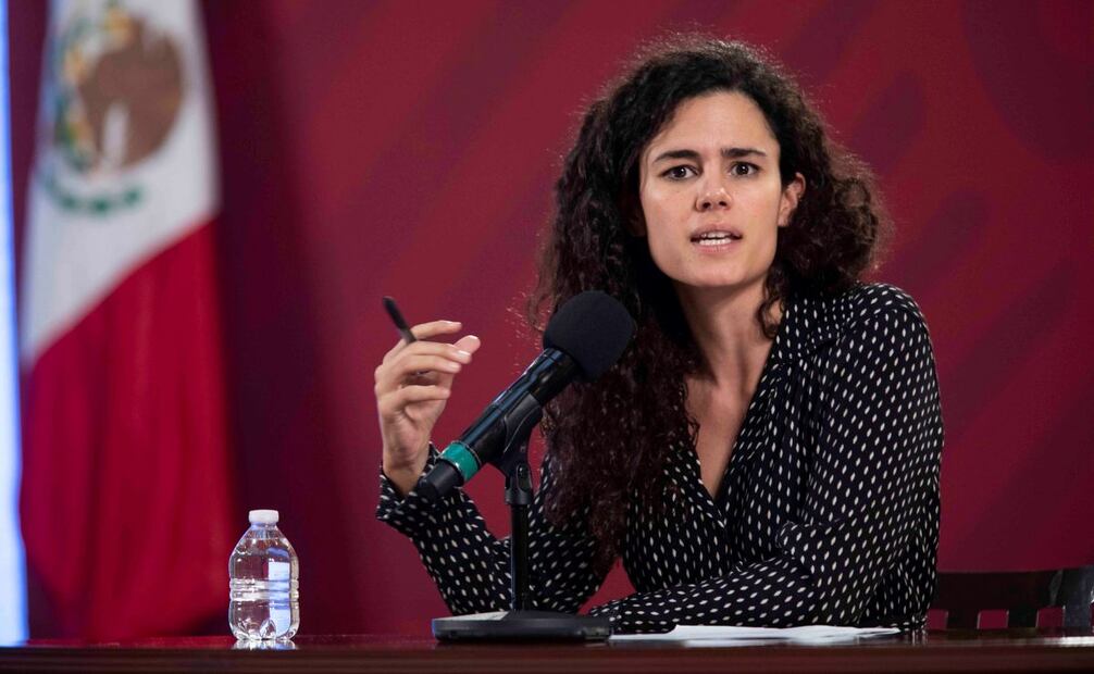 Luisa María Alcalde Luján, presidenta de Morena, niega que haya nepotismo en su familia. Foto: Especial