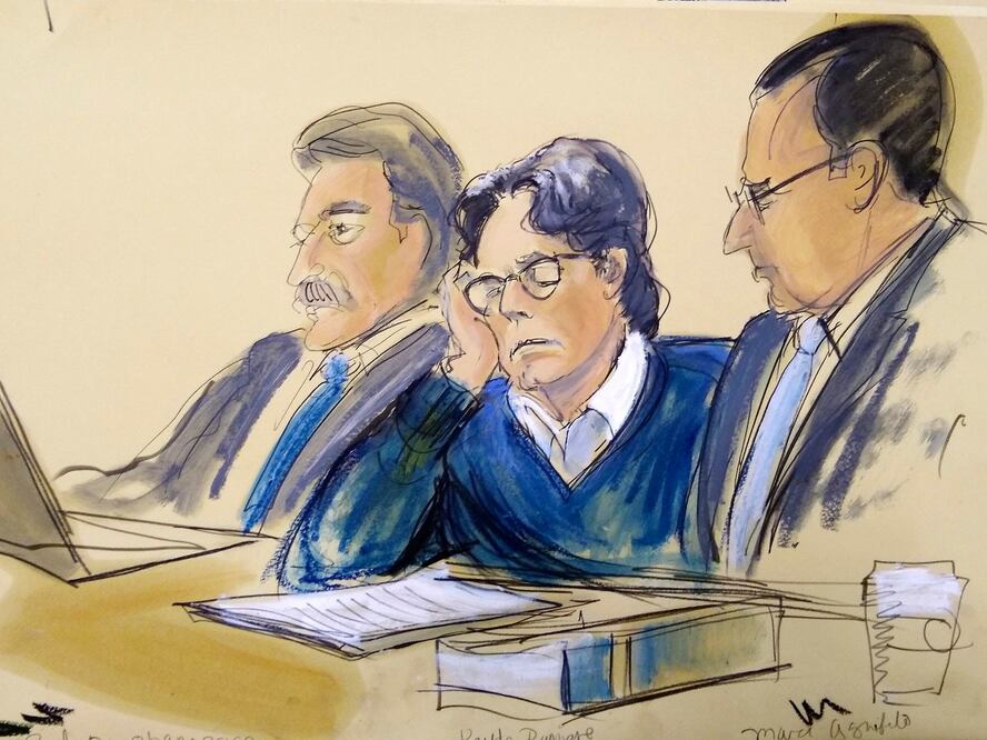 Keith Raniere, exlíder de la secta NXIVM, durante el juicio en Brooklyn, Nueva York, en 2019. Foto: AP