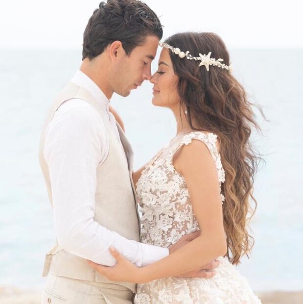 Mariana Echeverría y Óscar Jiménez. / Foto: Instagram