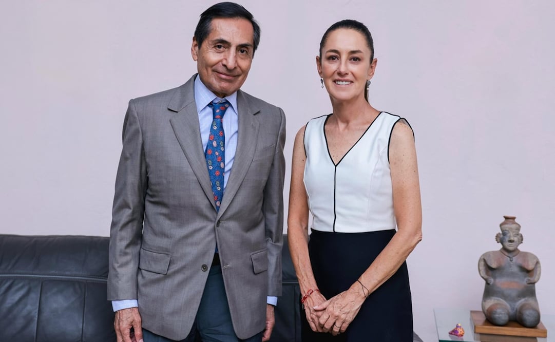 El secretario de Hacienda y Crédito le dio a conocer la línea económica para el país a Sheinbaum Pardo, la cual presentó esta mañana. Foto: X @Claudiashein