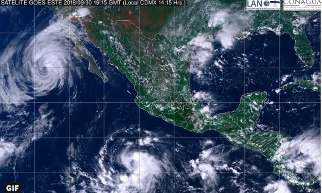 Tomada de Twitter @conagua_clima 