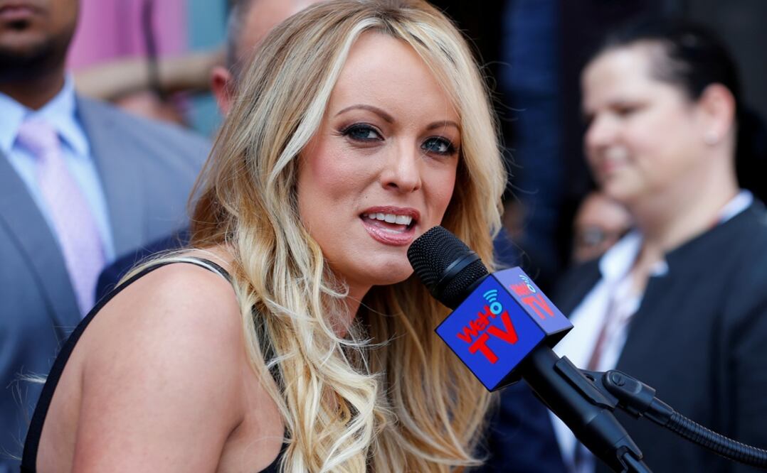La actriz de cine para adultos, Stormy Daniels durante una entrevista. (Foto: Reuters) 