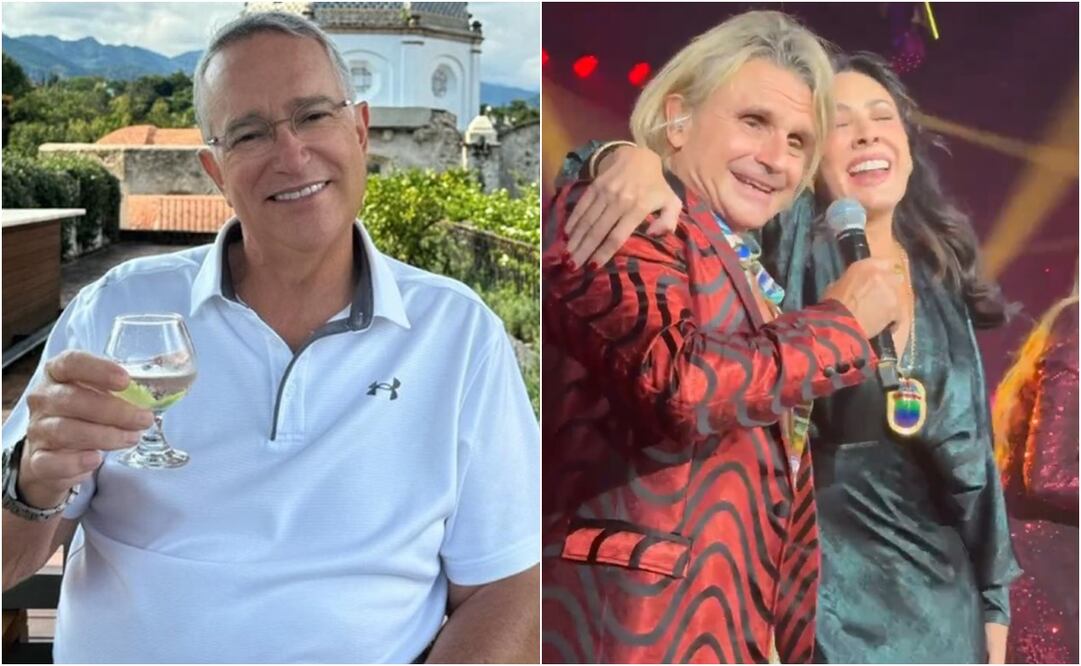 El fundador de Grupo Salinas expresó unas palabras para su “amorcito”, donde detalló lo “afortunado que soy de tenerte a mi lado”. Foto: Instagram y X