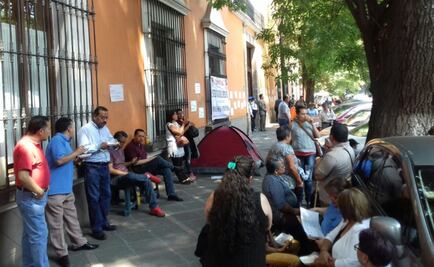 Protestan trabajadores de sector cultura