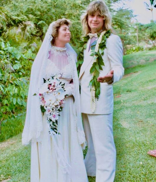 Sharon y Ozzy Osbourne se casaron el 4 de julio de 1982.
Foto: Instagram, vía @sharonosbourne