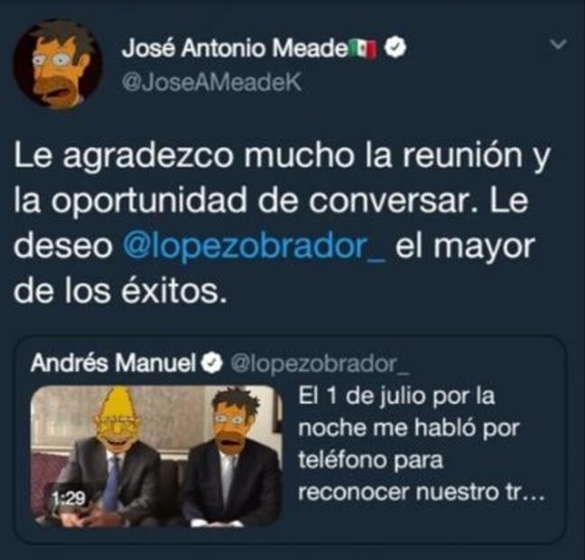 Y los memes por el encuentro AMLO-Meade... no se hicieron esperar