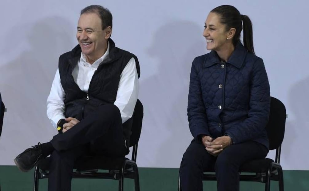 La presidenta Sheinbaum y el gobernador Durazo. Foto: Especial
