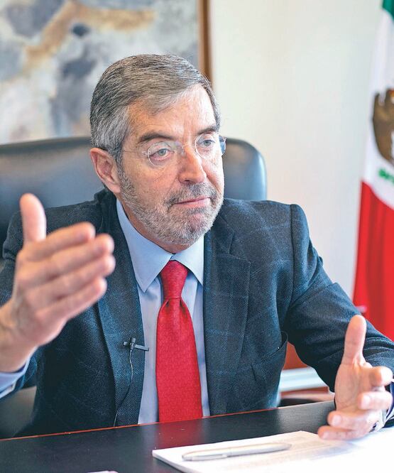 El representante de México ante la ONU, Juan Ramón de la Fuente, encabezó la presentación del material audiovisual. Foto/ARCHIVO EL UNIVERSAL