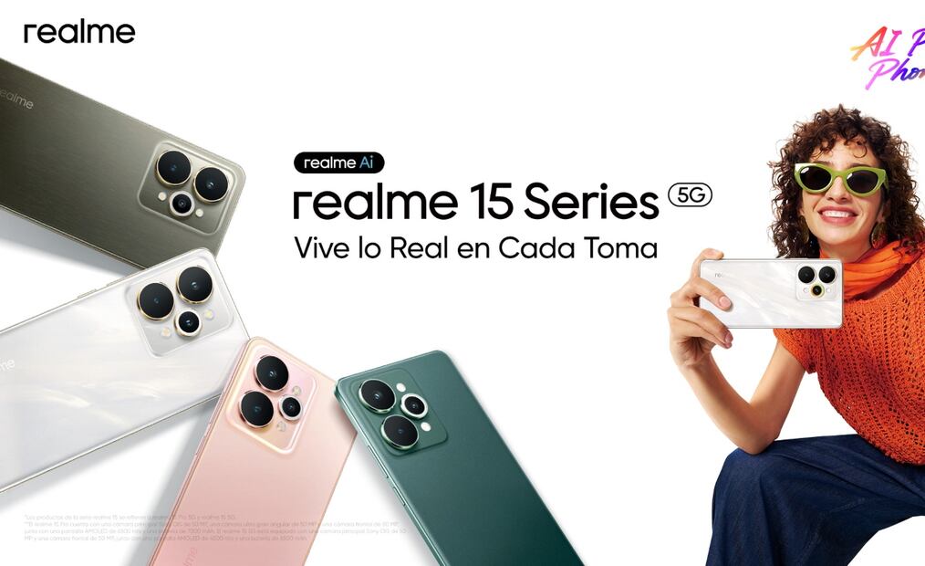 Realme 15 y 15 Pro: primeras impresiones. Imagen: Realme