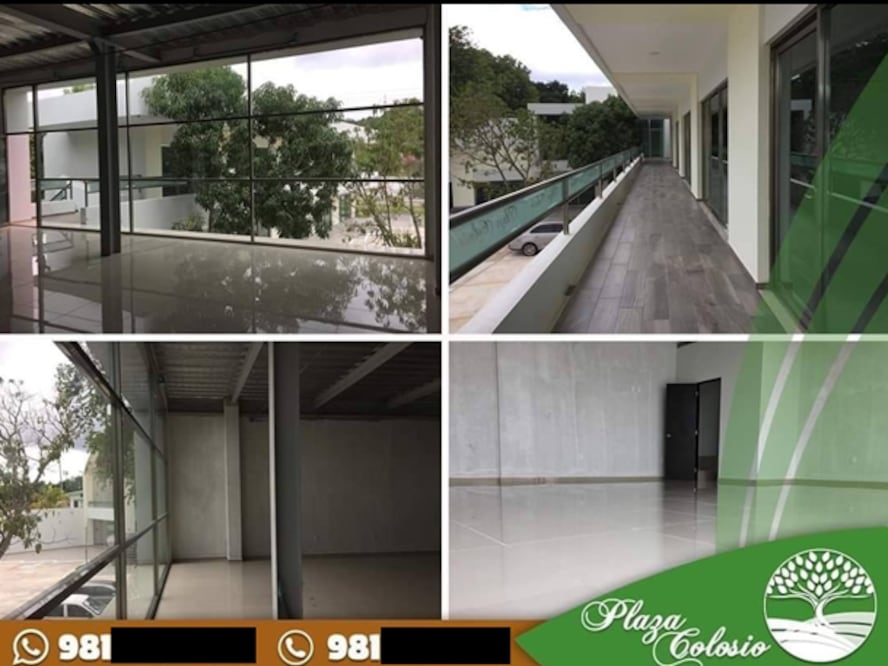 Imágenes de la Plaza Colosio. Locales comerciales se ofrecen en renta a pesar de que el mercado tendría un fin de apoyo a artesanos de la región. Fotos: Especial