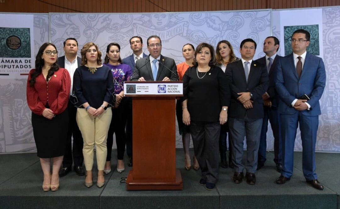 Conferencia de prensa del diputado Mario Mata. Foto: Twitter @diputadospan
