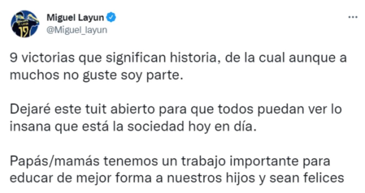 Miguel Layún manda mensaje a sus haters: "aunque no les guste soy parte de la historia"
