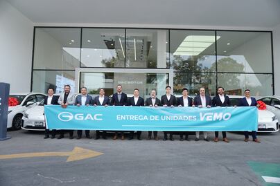 GAC entrega autos a Vemo, buscan acelerar electrificación en México