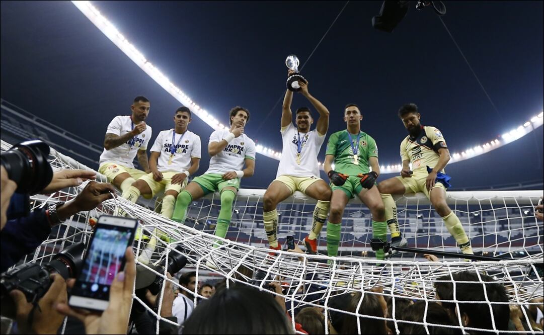 Celebraciones del título del Apertura 2018. Foto: Imago 7