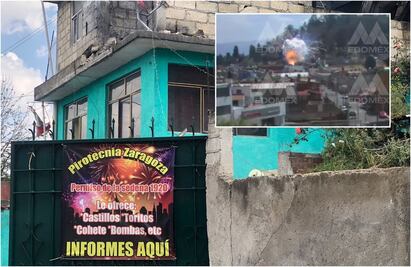 Explosión de polvorín en Metepec deja un muerto: VIDEO 