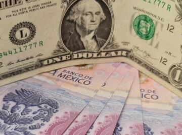 Peso liga dos semanas de ganancias frente al dólar; obtiene apreciación de 0.9%