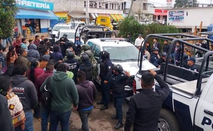 A golpes, habitantes de Hidalgo se enfrentan a elementos de seguridad por inspección de tala clandestina; no hay detenidos
