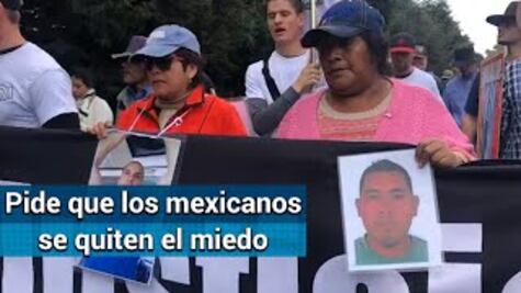 Reanudan Caminata por la Paz; piden a paisanos manifestarse