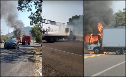 Grupos criminales causan enfrentamientos, bloqueos y quema de vehículos en Uruapan