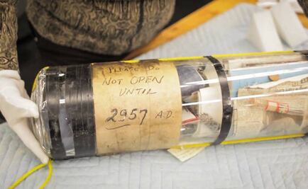 Hallan "cápsula del tiempo" que debía abrirse en 2957