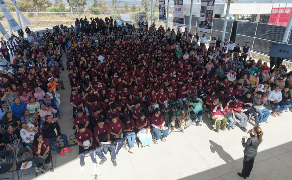 CBTIS 304 en El Marqués, Querétaro (20/12/2025). Foto: Presidencia